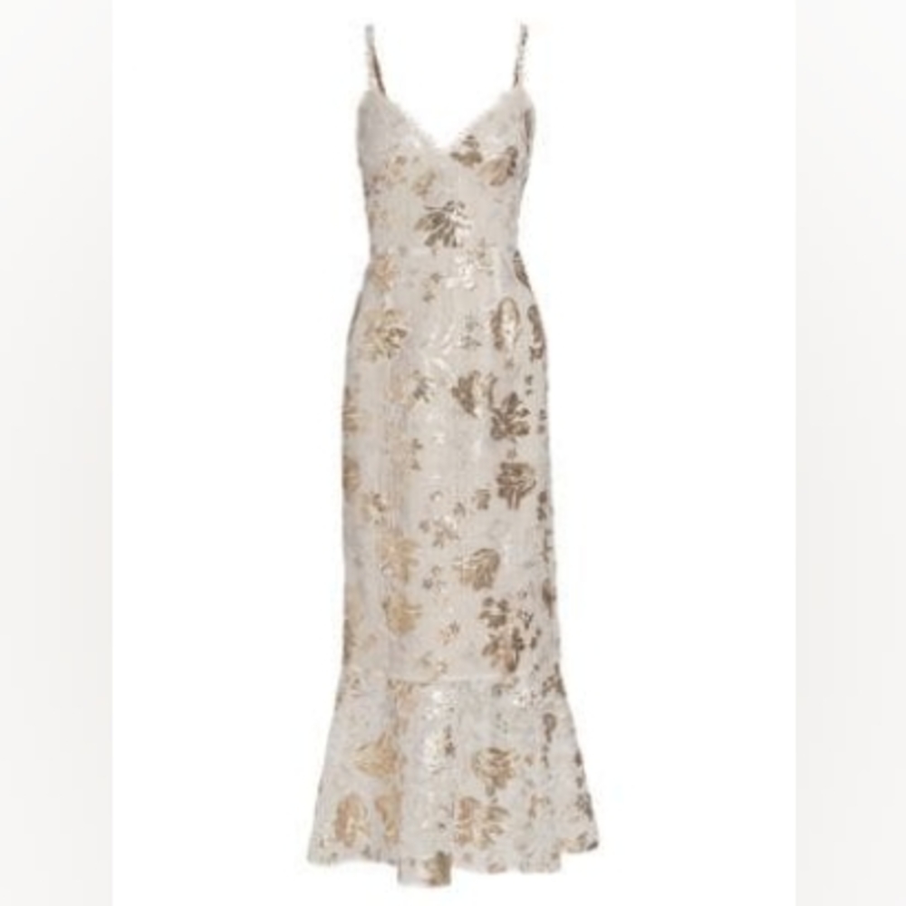 Marchesa, 10, cream & gold